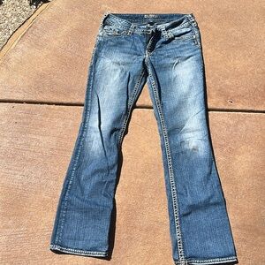 Silver - Suki womens Bootcut size W30/L33